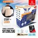 Sitzbez&uuml;ge passend f&uuml;r f&uuml;r Peugeot 3008 (Braun-Schwarz)