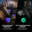 Sitzbez&uuml;ge passend f&uuml;r f&uuml;r Kia Sorento (Braun-Schwarz)
