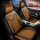 Sitzbezüge passend für passend für Subaru Outback (Braun-Schwarz)