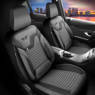 Sitzbezüge passend für für VW Tiguan (Grau-Schwarz)