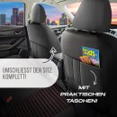 Sitzbez&uuml;ge passend f&uuml;r f&uuml;r Hyundai i30 (Schwarz-Rot)