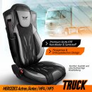 Sitzbezug passend f&uuml;r Mercedes Antos ab 2012 Schwarz Grau 748S12