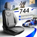Sitzbez&uuml;ge passend f&uuml;r f&uuml;r Mitsubishi Space Star (Grau-Schwarz)