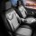 Sitzbezüge passend für für Suzuki Kizashi (Grau-Schwarz)