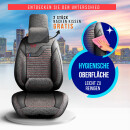 Sitzbez&uuml;ge passend f&uuml;r f&uuml;r Mitsubishi Space Star (Schwarz-Rot)