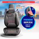 Sitzbez&uuml;ge passend f&uuml;r f&uuml;r Citroen Jumper (Schwarz-Rot)