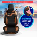 Sitzbez&uuml;ge passend f&uuml;r f&uuml;r Seat Leon (Braun-Schwarz)