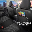 Sitzbez&uuml;ge passend f&uuml;r f&uuml;r Honda Jazz (Schwarz-Grau)