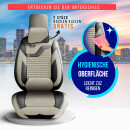 Sitzbez&uuml;ge passend f&uuml;r f&uuml;r Mercedes Benz GL-Klasse (Beige-Schwarz)