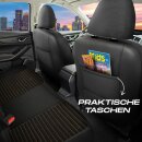 Sitzbez&uuml;ge passend f&uuml;r f&uuml;r VW T4 T5 T6 (Braun-Schwarz)