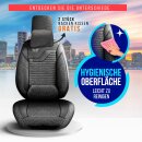 Sitzbez&uuml;ge passend f&uuml;r f&uuml;r Mercedes Benz GLK-Klasse (Schwarz-Grau)