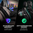 Sitzbez&uuml;ge passend f&uuml;r f&uuml;r Toyota Urban Cruiser (Schwarz-Rot)