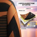 Sitzbez&uuml;ge passend f&uuml;r f&uuml;r VW Crafter (Braun-Schwarz)