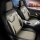 Sitzbezüge passend für für Kia Stinger (Beige-Schwarz)
