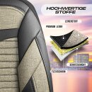 Sitzbez&uuml;ge passend f&uuml;r f&uuml;r Toyota Yaris (Beige-Schwarz)