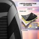 Sitzbez&uuml;ge passend f&uuml;r f&uuml;r Kia Stonic (Schwarz-Grau)