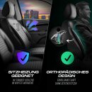 Sitzbez&uuml;ge passend f&uuml;r f&uuml;r Kia Sportage (Grau-Schwarz)