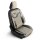 Sitzbezüge passend für für Iveco Iveco Daily (Beige-Schwarz)