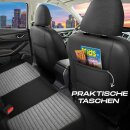 Sitzbez&uuml;ge passend f&uuml;r f&uuml;r Renault Modus (Grau-Schwarz)