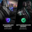 Sitzbez&uuml;ge passend f&uuml;r f&uuml;r Skoda Scala (Schwarz-Grau)