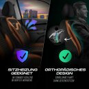 Sitzbez&uuml;ge passend f&uuml;r f&uuml;r Renault Modus (Braun-Schwarz)