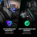 Sitzbez&uuml;ge passend f&uuml;r f&uuml;r Opel Vivaro (Schwarz-Grau)