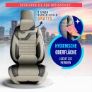 Sitzbez&uuml;ge passend f&uuml;r f&uuml;r Audi A6 (Beige-Schwarz)