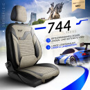 Sitzbez&uuml;ge passend f&uuml;r f&uuml;r Citroen Jumper (Beige-Schwarz)