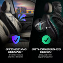 Sitzbez&uuml;ge passend f&uuml;r f&uuml;r Mercedes Benz Vito (Beige-Schwarz)