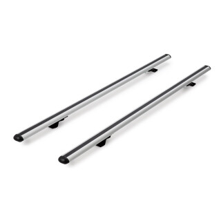 Dachträger passend für Skoda Roomster Scout ab 2007-2015 offene Dachreling 120 cm Silber
