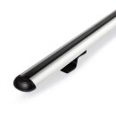 Dachtr&auml;ger passend f&uuml;r Renault Megane II Kombi ab 2003-2009 offene Dachreling 120 cm Silber