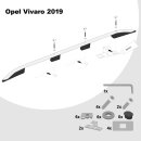 Dachreling passend f&uuml;r Opel Vivaro C L3 lang Heckklappe ab 2019 (Aluminium) mit ABE