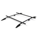 Dachtr&auml;ger passend f&uuml;r Toyota Hilux SW4 ab 2006-2015 offene Dachreling 120 cm Schwarz