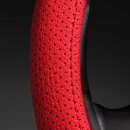 Lenkradbezug aus Kunstleder Universal f&uuml;r 37-39cm durchmesser, Rot
