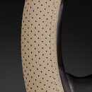 Lenkradbezug aus Kunstleder Universal f&uuml;r 37-39cm durchmesser, Beige