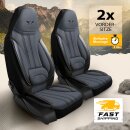 Sitzbez&uuml;ge passend f&uuml;r Benimar Wohnmobil (Grau-Schwarz) Pilot 13.6