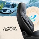 Sitzbez&uuml;ge passend f&uuml;r Benimar Wohnmobil (Grau-Schwarz) Pilot 13.6