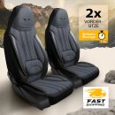 Sitzbez&uuml;ge passend f&uuml;r Auto Sleepers Wohnmobil (Grau-Schwarz) Pilot 13.6