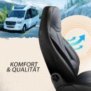 Sitzbez&uuml;ge (Pilot) passend f&uuml;r Seat Alhambra (Grau-Schwarz) 13.6