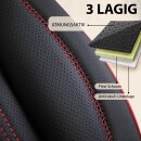 Sitzbez&uuml;ge (Pilot) passend f&uuml;r Toyota Urban Cruiser (Schwarz-Rot) 13.2