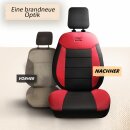 Sitzbez&uuml;ge passend f&uuml;r f&uuml;r Honda Civic (Rot-Schwarz)