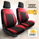 Sitzbez&uuml;ge passend f&uuml;r f&uuml;r Citroen Jumper (Rot-Schwarz)