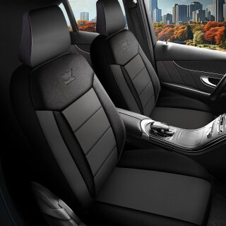 Sitzbezüge passend für für Renault Megane (Schwarz)