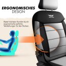 Sitzbez&uuml;ge passend f&uuml;r f&uuml;r Jeep Patriot (Grau-Schwarz)