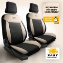 Sitzbez&uuml;ge passend f&uuml;r f&uuml;r Hyundai i30 (Beige-Schwarz)
