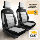 Sitzbez&uuml;ge passend f&uuml;r f&uuml;r Citroen Jumper (Grau-Schwarz)