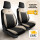 Sitzbezüge passend für für Volvo XC60 (Beige-Schwarz)