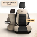 Sitzbez&uuml;ge passend f&uuml;r f&uuml;r Nissan X-Taril (Beige-Schwarz)