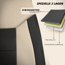 Sitzbez&uuml;ge passend f&uuml;r f&uuml;r Nissan X-Taril (Beige-Schwarz)