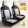 Sitzbezüge passend für für Chevrolet Aveo (Grau-Schwarz)
